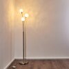 Lampadaire Bernado Nickel mat, 3 lumières