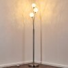 Lampadaire Bernado Nickel mat, 3 lumières