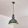 Suspension Ilvy Gris, Argenté, 1 lumière