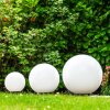 Set de boules lumineuses Miau Blanc, 3 lumières