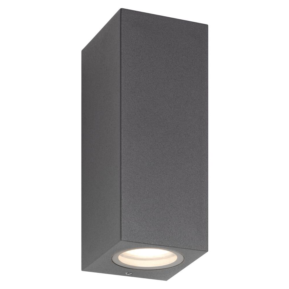 Applique murale d'extérieur LCD Suhl Gris, 2 lumières main product photo