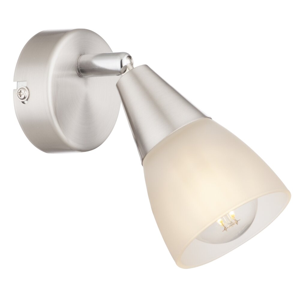 Applique murale Globo Tadeus I Nickel mat, 1 lumière main product photo