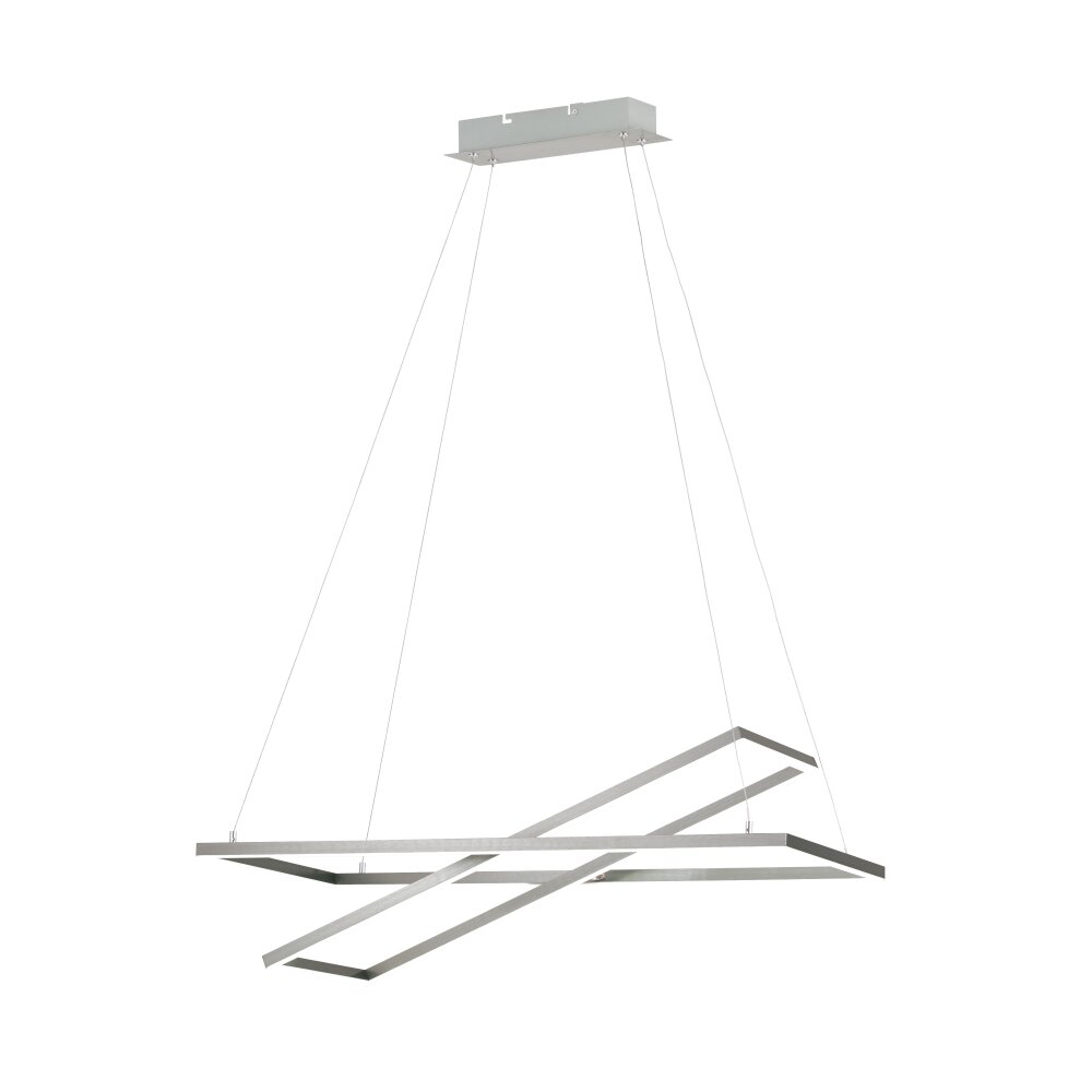 Suspension Eglo TAMASERA LED Nickel mat, 2 lumières main product photo