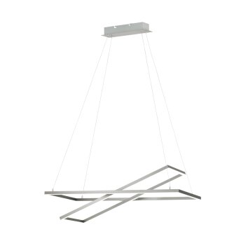 Suspension Eglo TAMASERA LED Nickel mat, 2 lumières