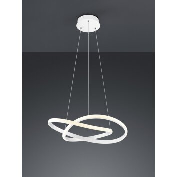 Suspension Reality Course LED Blanc, 1 lumière
