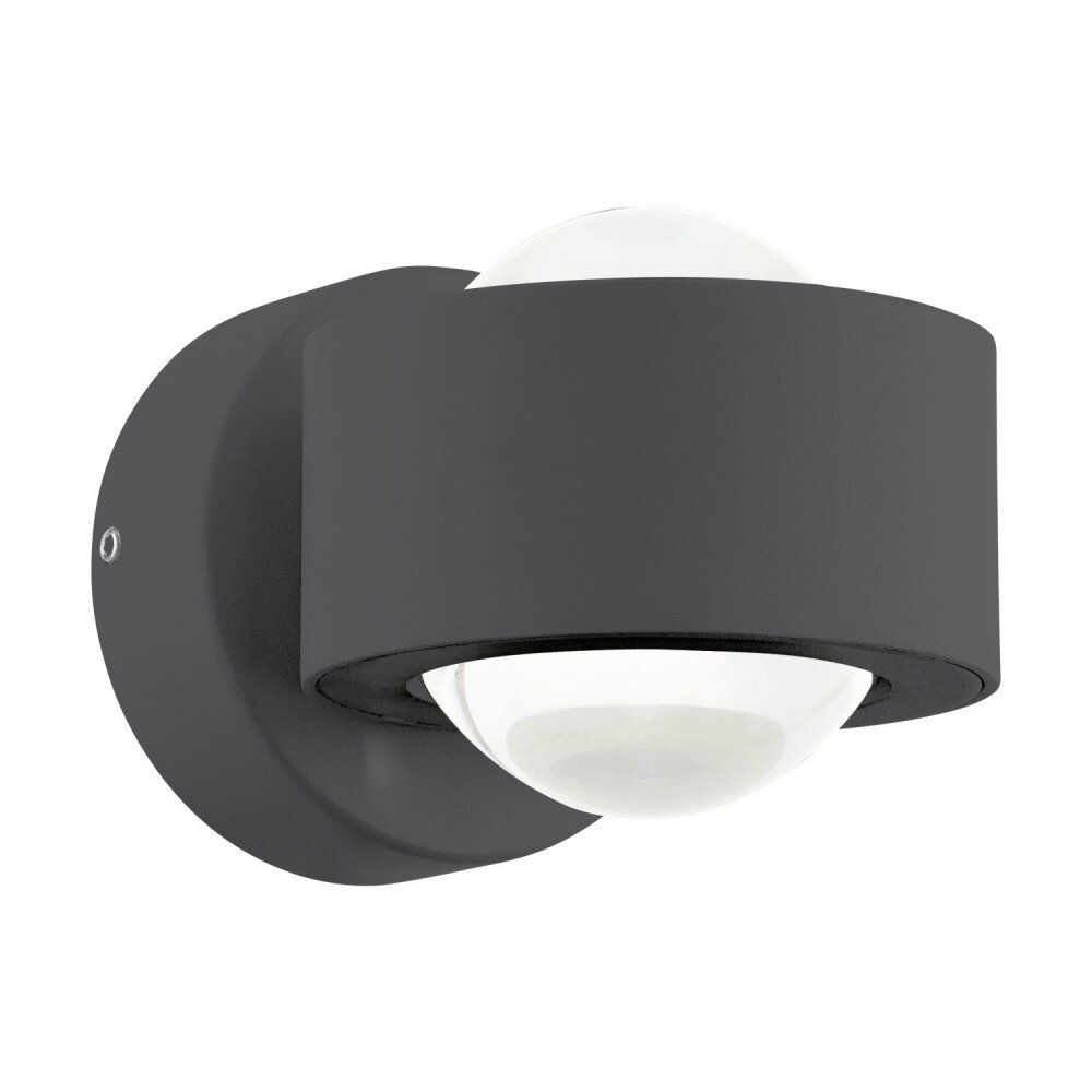 Applique murale Eglo ONO 2 LED Anthracite, 2 lumières main product photo