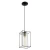 Lampe suspendue Eglo LONCINO Noir, 1 lumière