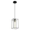 Lampe suspendue Eglo LONCINO Noir, 1 lumière