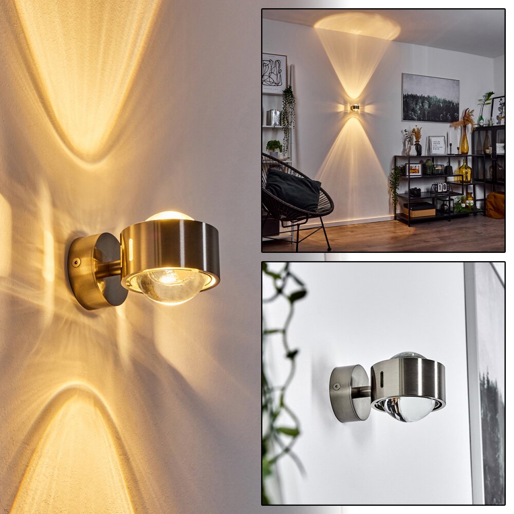Applique murale Hofstein Sapri Nickel mat, 1 lumière main product photo