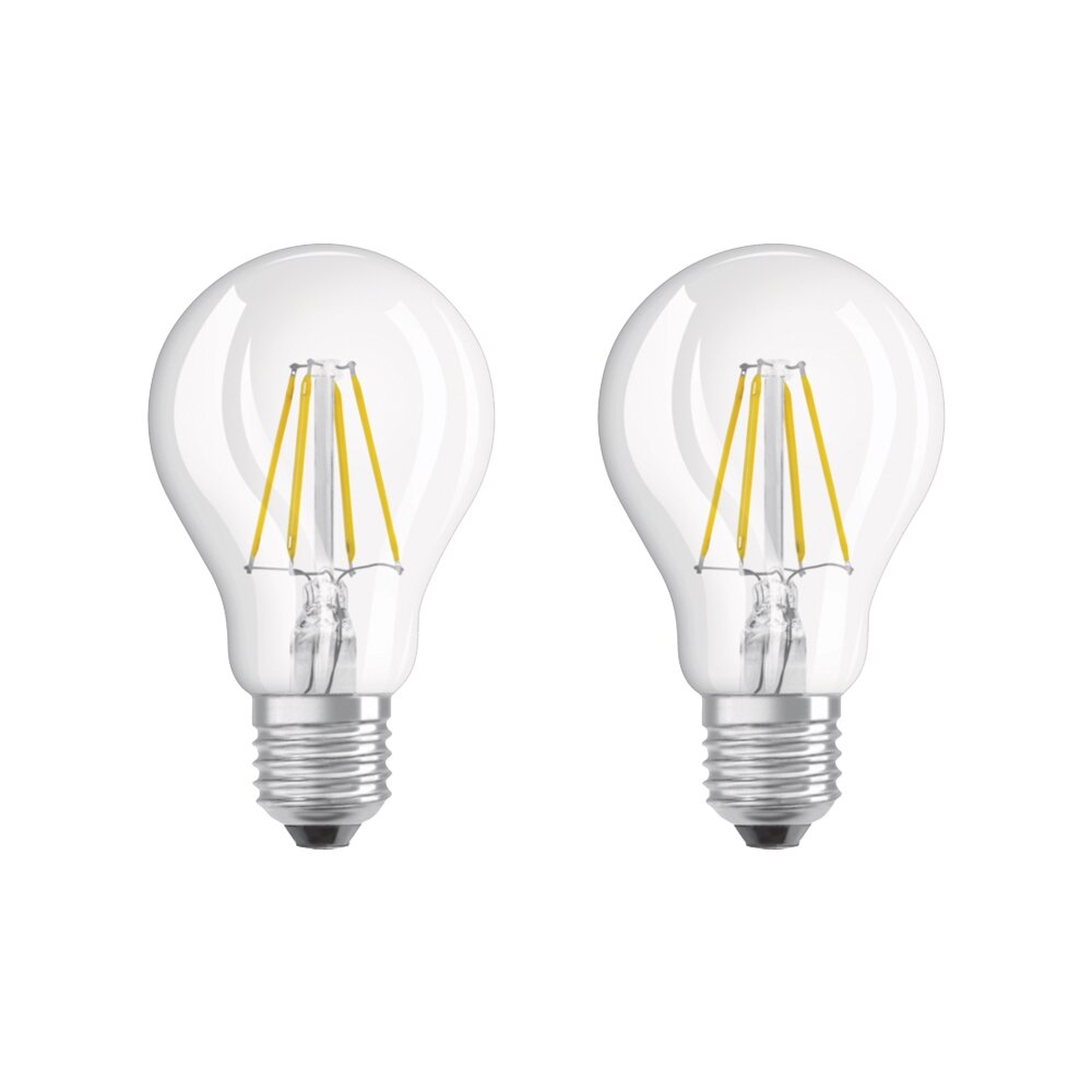 Lot de 2 Osram LED E27 4 Watt 2700 Kelvin 470 Lumen main product photo