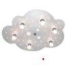 Applique murale Elobra STERNENWOLKE Argenté, 6 lumières