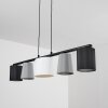 Suspension Aucilla Noir, 5 lumières