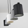 Suspension Aucilla Noir, 5 lumières