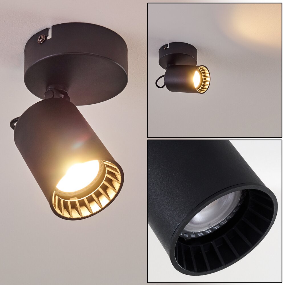Plafonnier Kullaberg Noir, 1 lumière main product photo