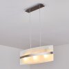 Suspension Avellino Acier inoxydable, Blanc, 3 lumières