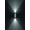 Applique murale d'extérieur Philips Buxus LED Acier inoxydable, 2 lumières