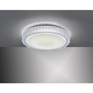 Plafonnier Leuchten-Direkt FRIDA LED Transparent, 1 lumière