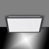 Plafonnier Leuchten-Direkt FLAT LED Noir, 1 lumière, Télécommandes