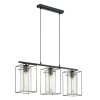 Lampe suspendue Eglo LONCINO Noir, 3 lumières