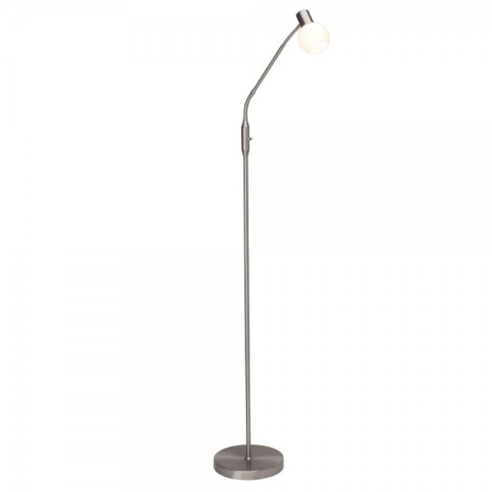 Lampadaire Brilliant Philo Blanc, 1 lumière main product photo