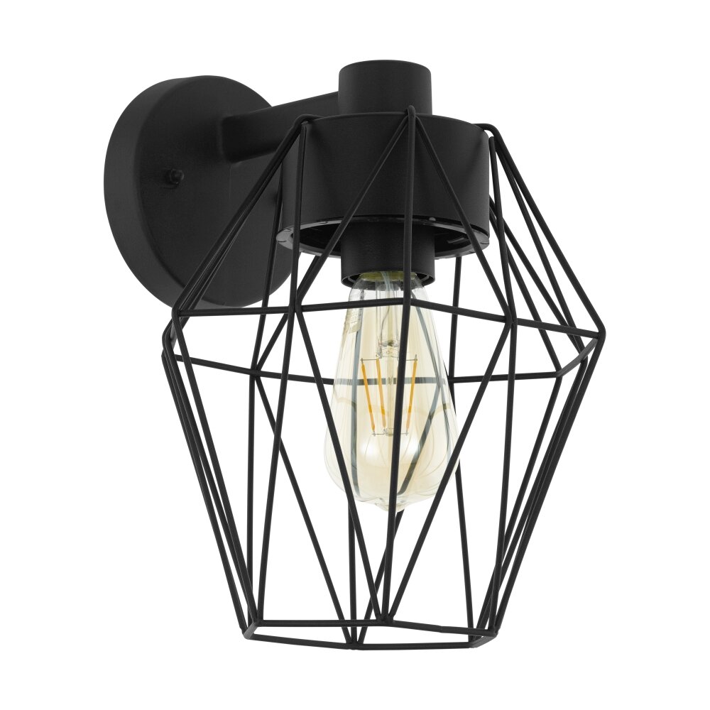 Applique murale d'extérieur Eglo CANOVE Noir, 1 lumière main product photo