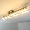 Plafonnier Sakami LED Nickel mat, 8 lumières