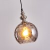 Suspension Uddebo Nickel mat, 1 lumière