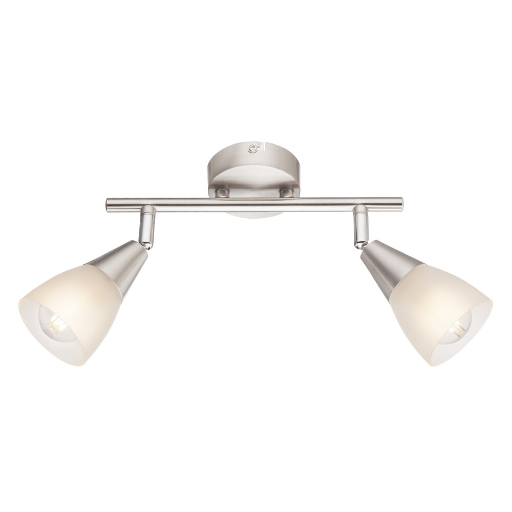 Spot de plafond Globo Tadeus I Nickel mat, 2 lumières main product photo