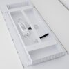 Plafonnier Salmi LED Blanc, 1 lumière