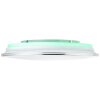 Plafonnier Brilliant Edna LED Chrome, 1 lumière, Télécommandes, Changeur de couleurs