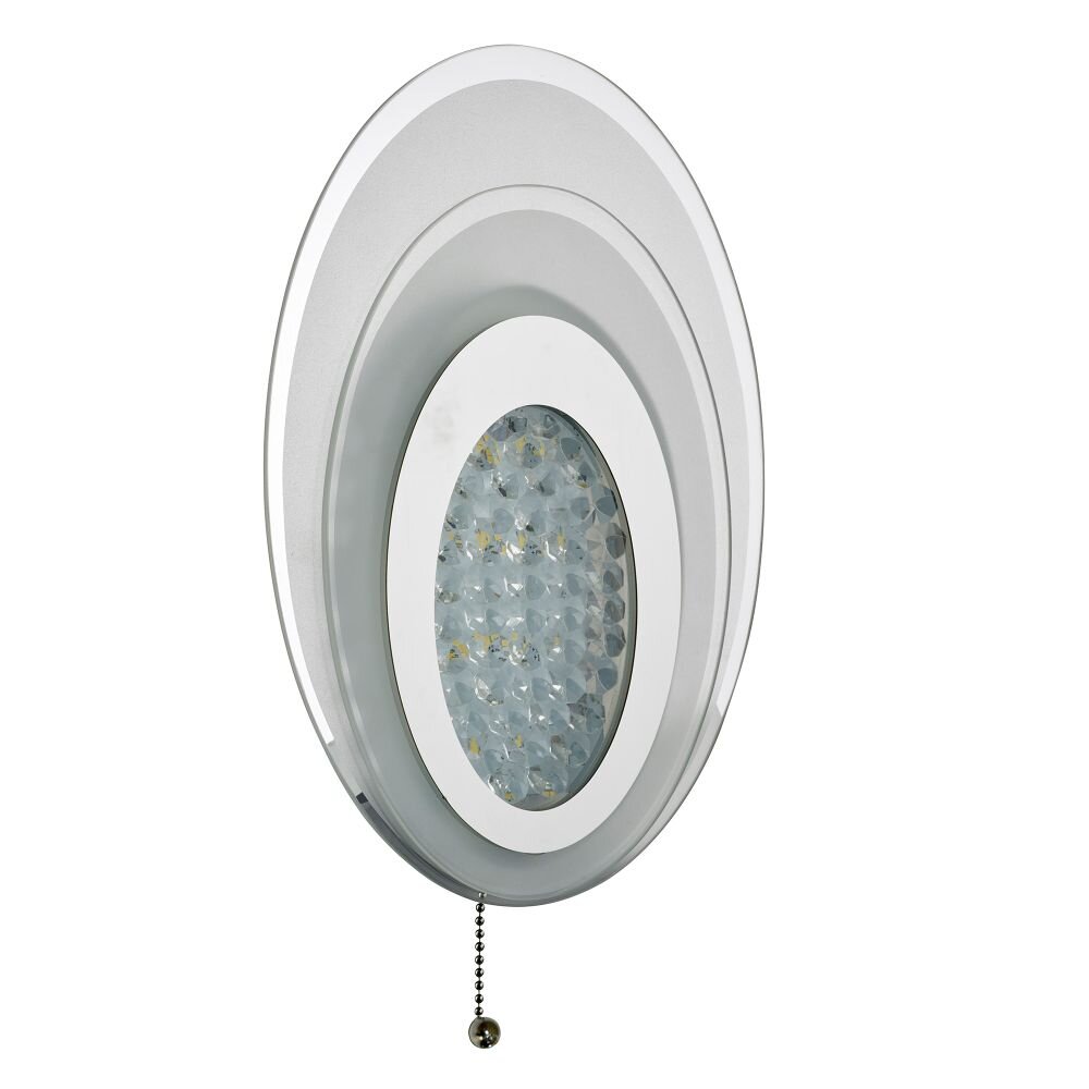 Applique murale Searchlight WALL LED Chrome, Blanc, 1 lumière main product photo
