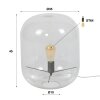 Lampe à poser Luttelgeest Transparent, 1 lumière Lampe à poser Luttelgeest Transparent, 1 lumière