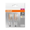 Lot de 2 Osram LED E27 6 Watt 2700 Kelvin 806 Lumen