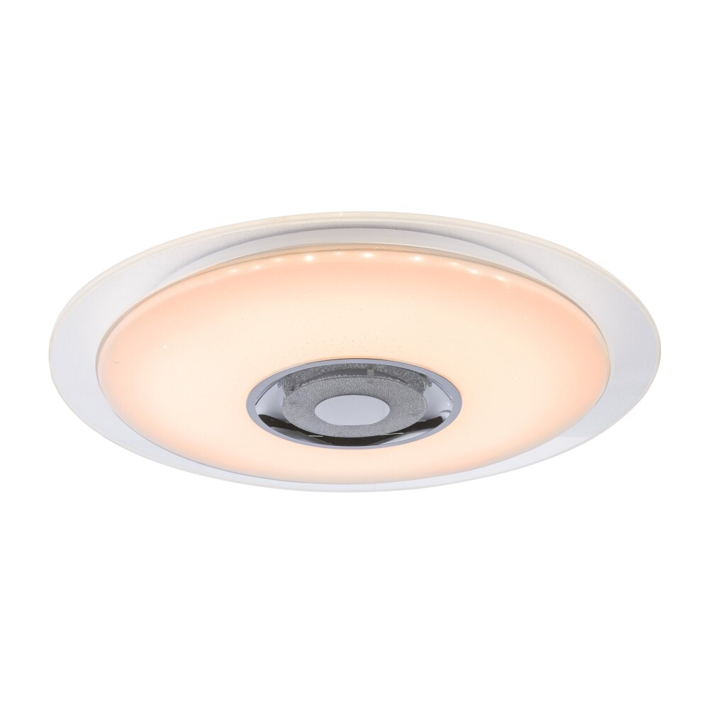 Plafonnier GLOBO TUNE LED Blanc, 2 lumières, Télécommandes, Changeur de couleurs main product photo