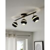 Spot de plafond Eglo NOCITO LED Or, Noir, 3 lumières