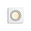 Spot encastrable, kit d'extension Philips Hue Ambiance White & Color Centura Blanc, 1 lumière, Changeur de couleurs
