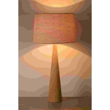 Lampe de table Lucide CONOS Brun, 1 lumière