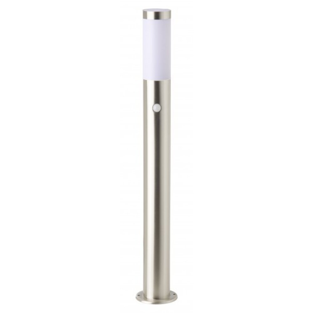 Lampadaire d'extérieur Brilliant Chorus Acier inoxydable, 1 lumière, Détecteur de mouvement main product photo