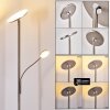 Lampadaire à vasque Veteli LED Blanc, 2 lumières