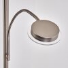Lampadaire à vasque Veteli LED Blanc, 2 lumières