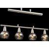 Suspension Globo ROMAN LED Nickel mat, 4 lumières