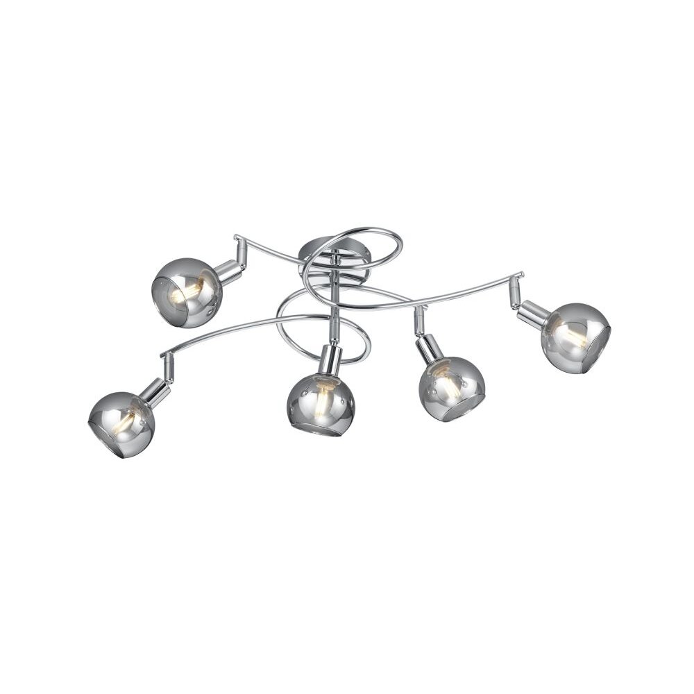 Plafonnier Reality BREST Chrome, 5 lumières main product photo