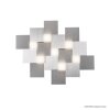 Plafonnier Grossmann CREO LED Aluminium, 7 lumières