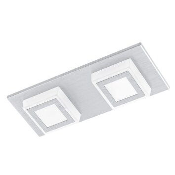 Applique ou plafonnier Eglo MASIANO LED Aluminium, 2 lumières