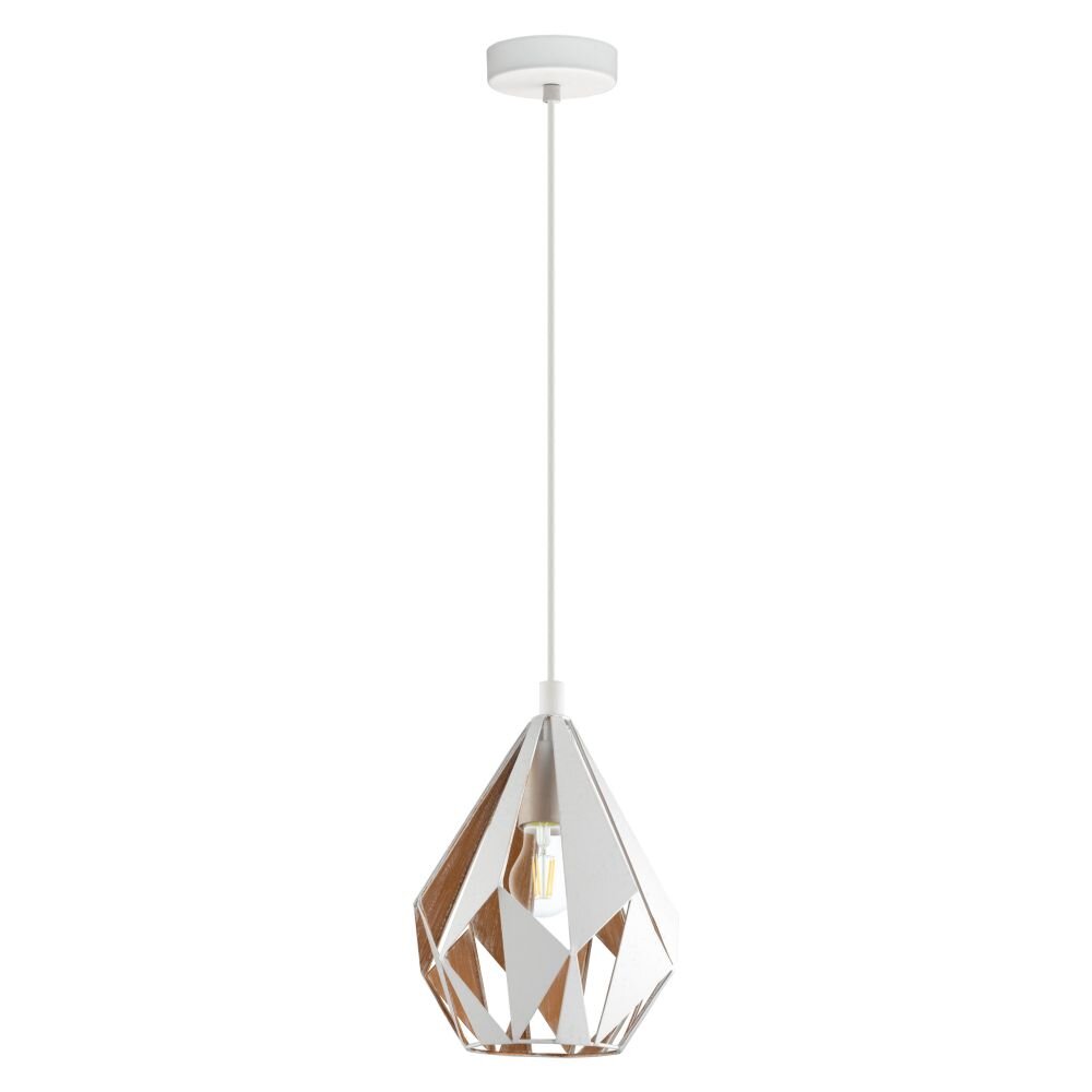 Suspension EGLO CARLTON Or, Blanc, 1 lumière main product photo