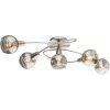 Plafonnier Globo ROMAN LED Nickel mat, 5 lumières