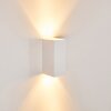 Applique murale Aversa Blanc, 2 lumières