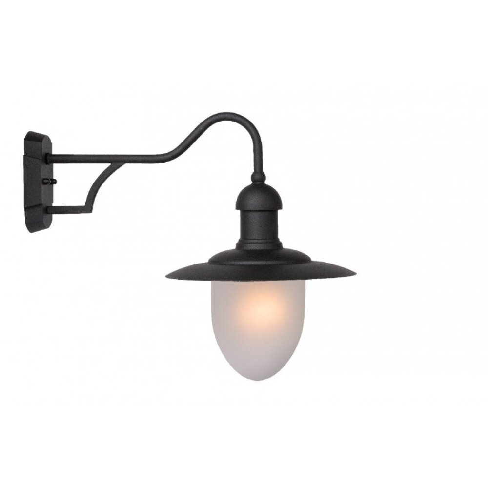 Applique murale Lucide ARUBA Noir, 1 lumière main product photo