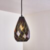 Suspension Wallis Anthracite, Rouille, 1 lumière