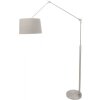 Lampadaire Steinhauer GRAMINEUS Acier inoxydable, 1 lumière